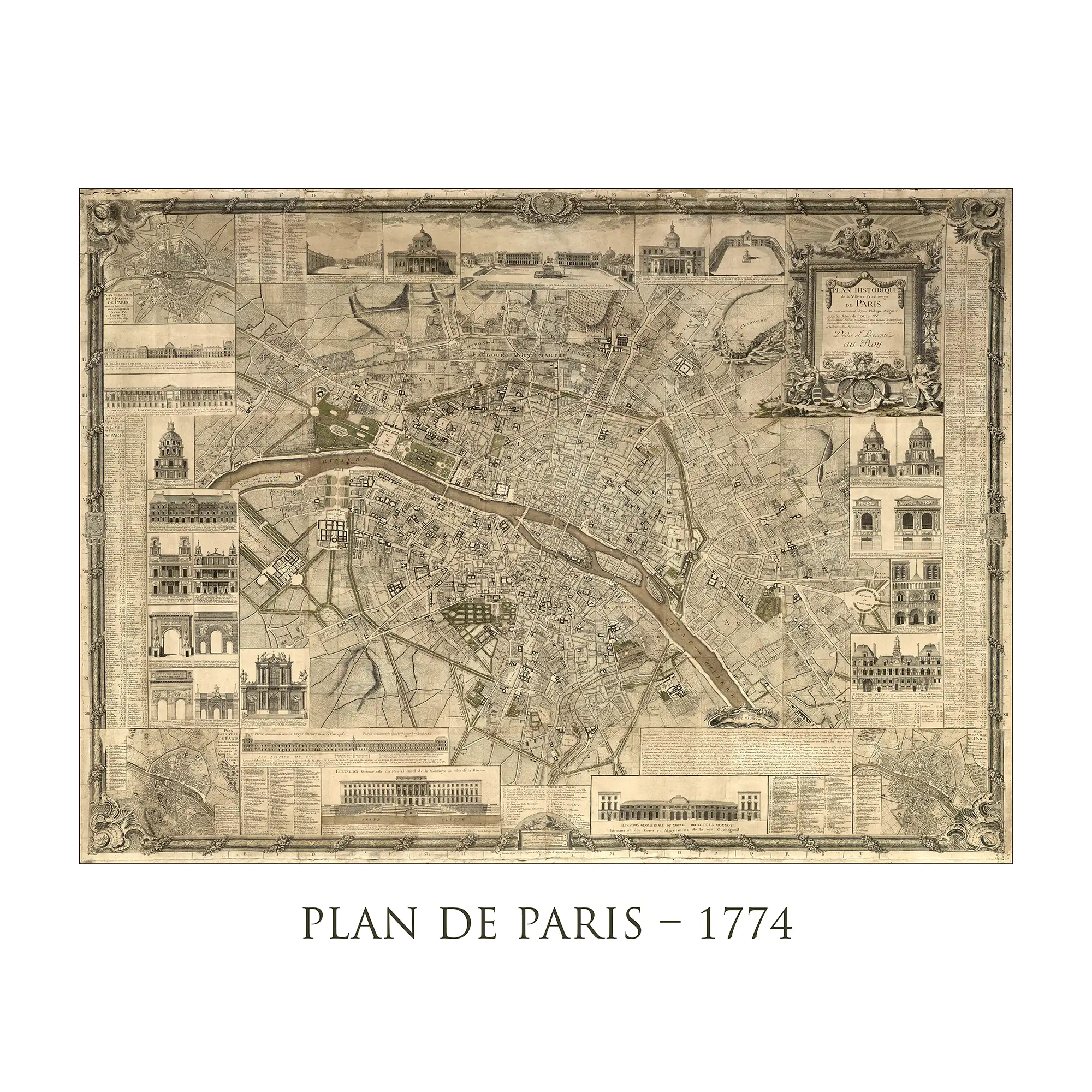 Plan de Paris – 1774